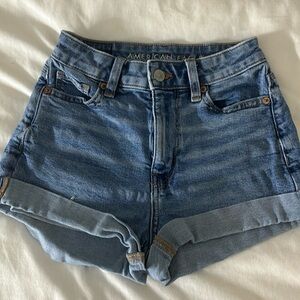 American Eagle jean stretchy shorts size 000